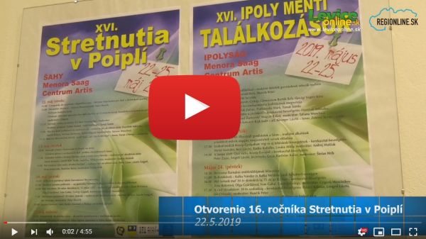 Témou 16. ročníka Stretnutia v Poiplí bolo 30 rokov demokracie na Slovensku - video